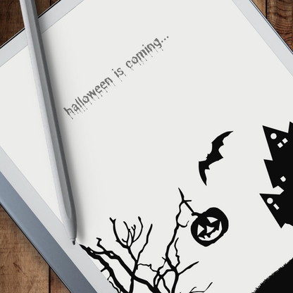 Remarkable 2 Halloween Enchanted Sleep Screen & Notebook Cover