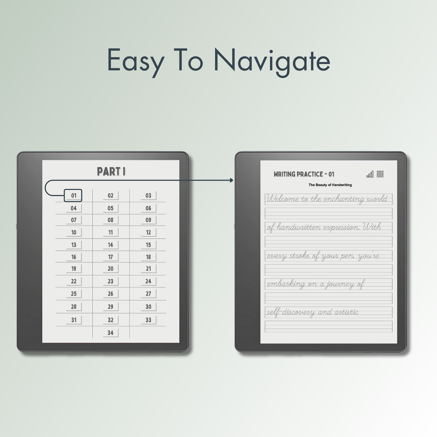 Kindle Scribe Handwriting Templates.