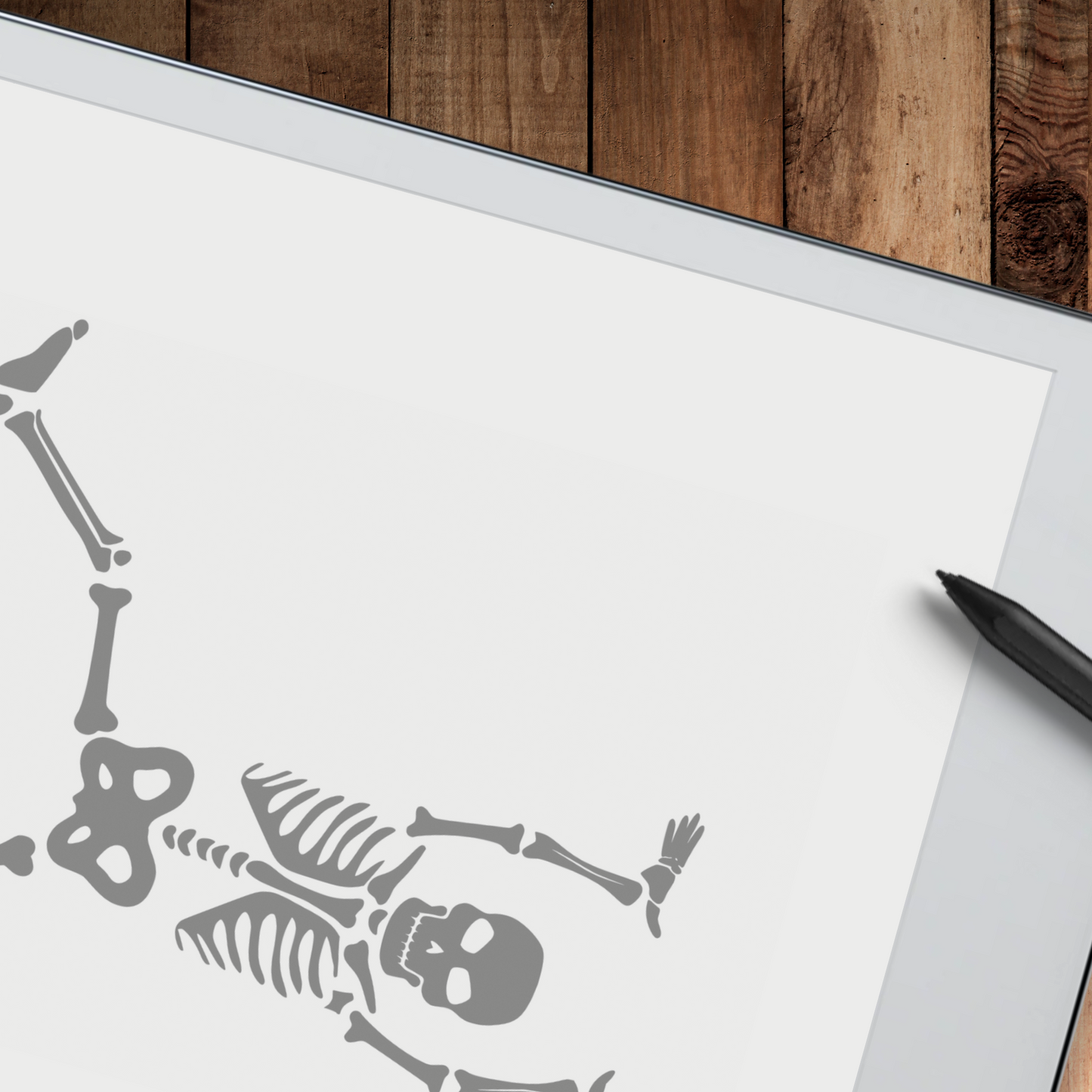 Remarkable 2 Halloween Skeleton Sleep Screen & Notebook Cover