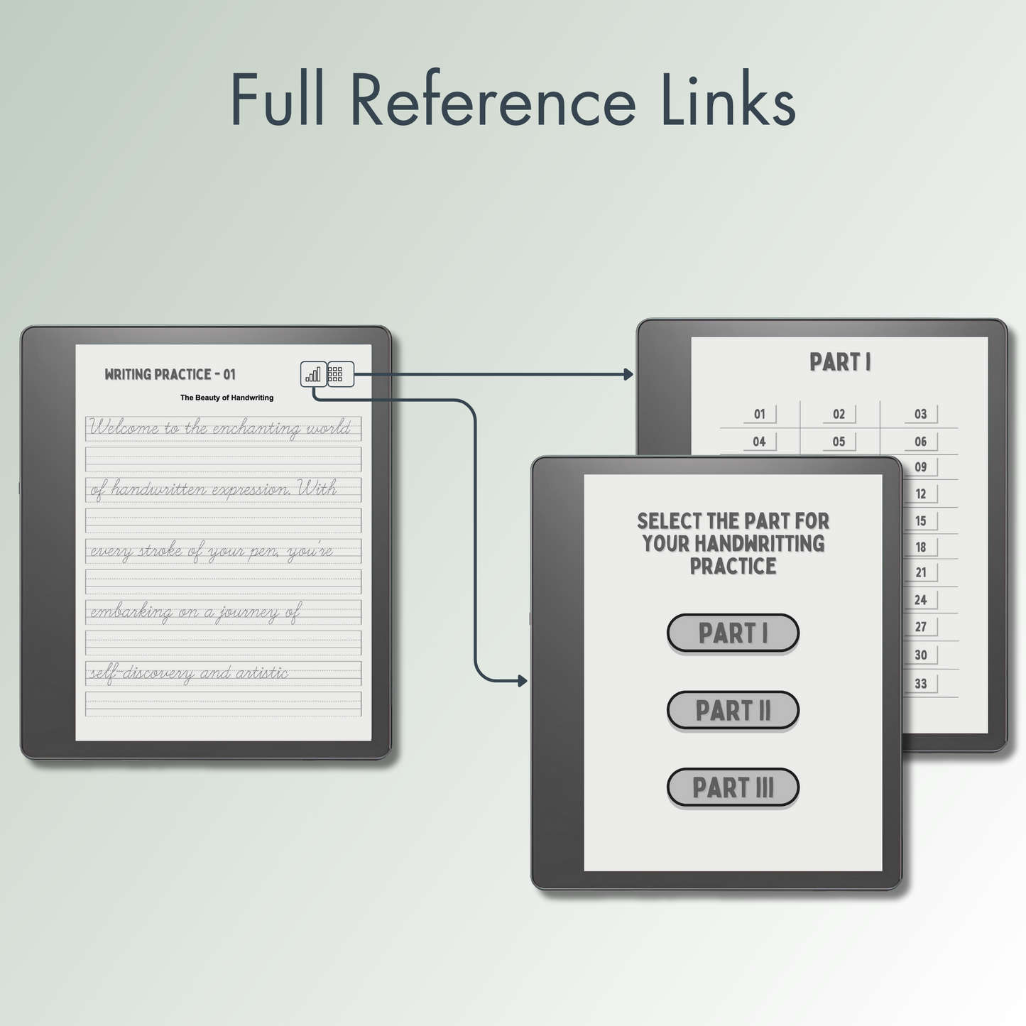 Kindle Scribe Handwriting Templates.