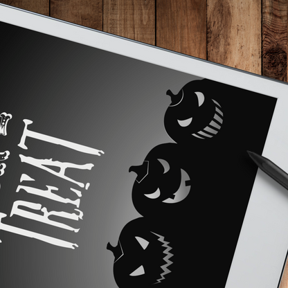 Remarkable 2 Halloween Frightening Sleep Screen & Notebook Cover