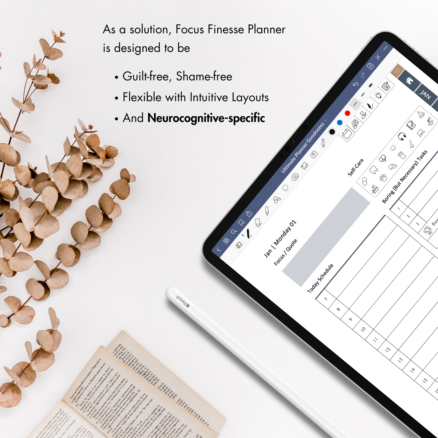 Goodnotes Planner. Goodnotes Templates. Goodnotes Digital Planners. iPad Planners.