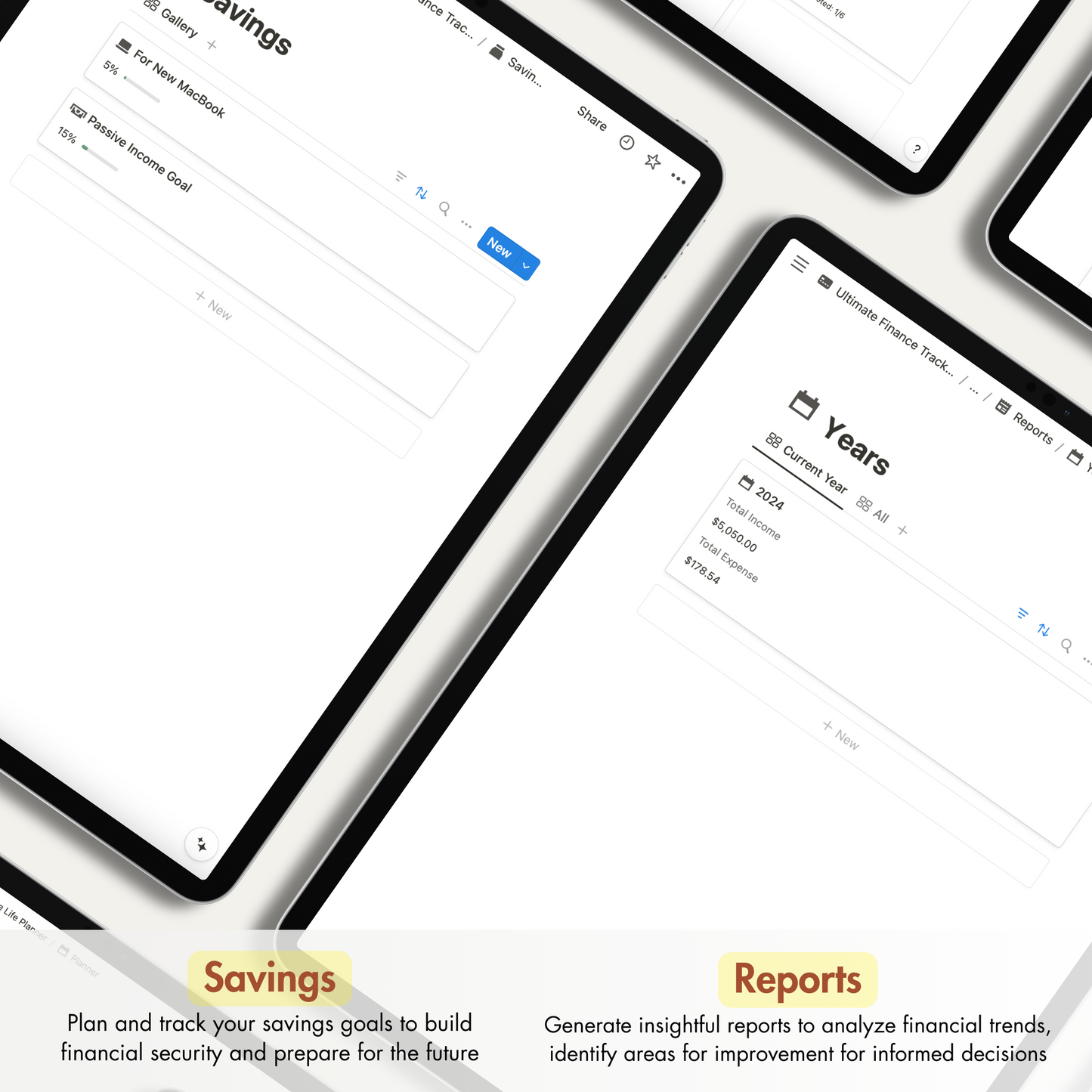 Notion Templates, Notion Finance Tracker.