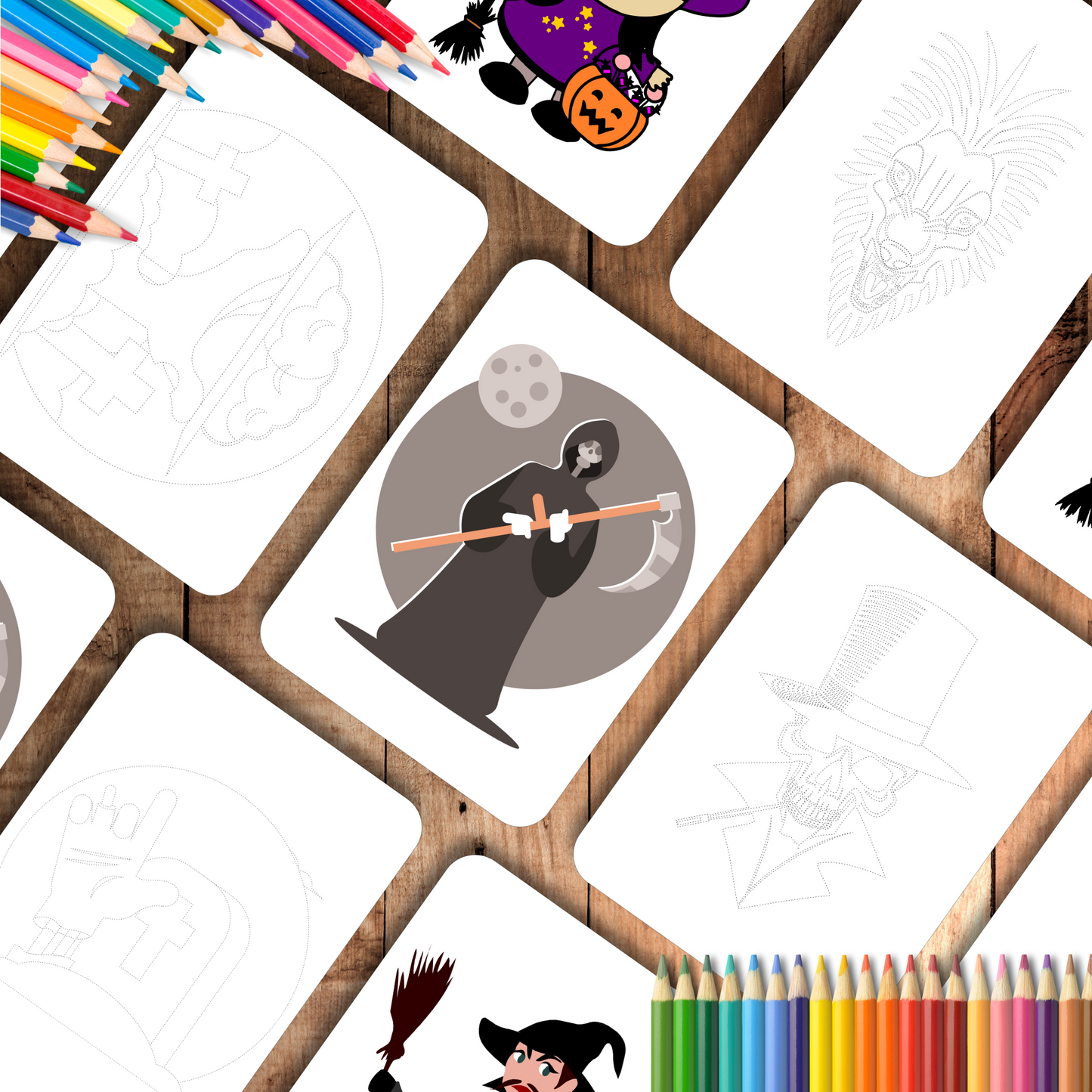 42 Remarkable 2 Halloween Tracing Pages