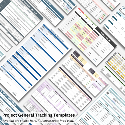 Excel Project Management Template Bundle
