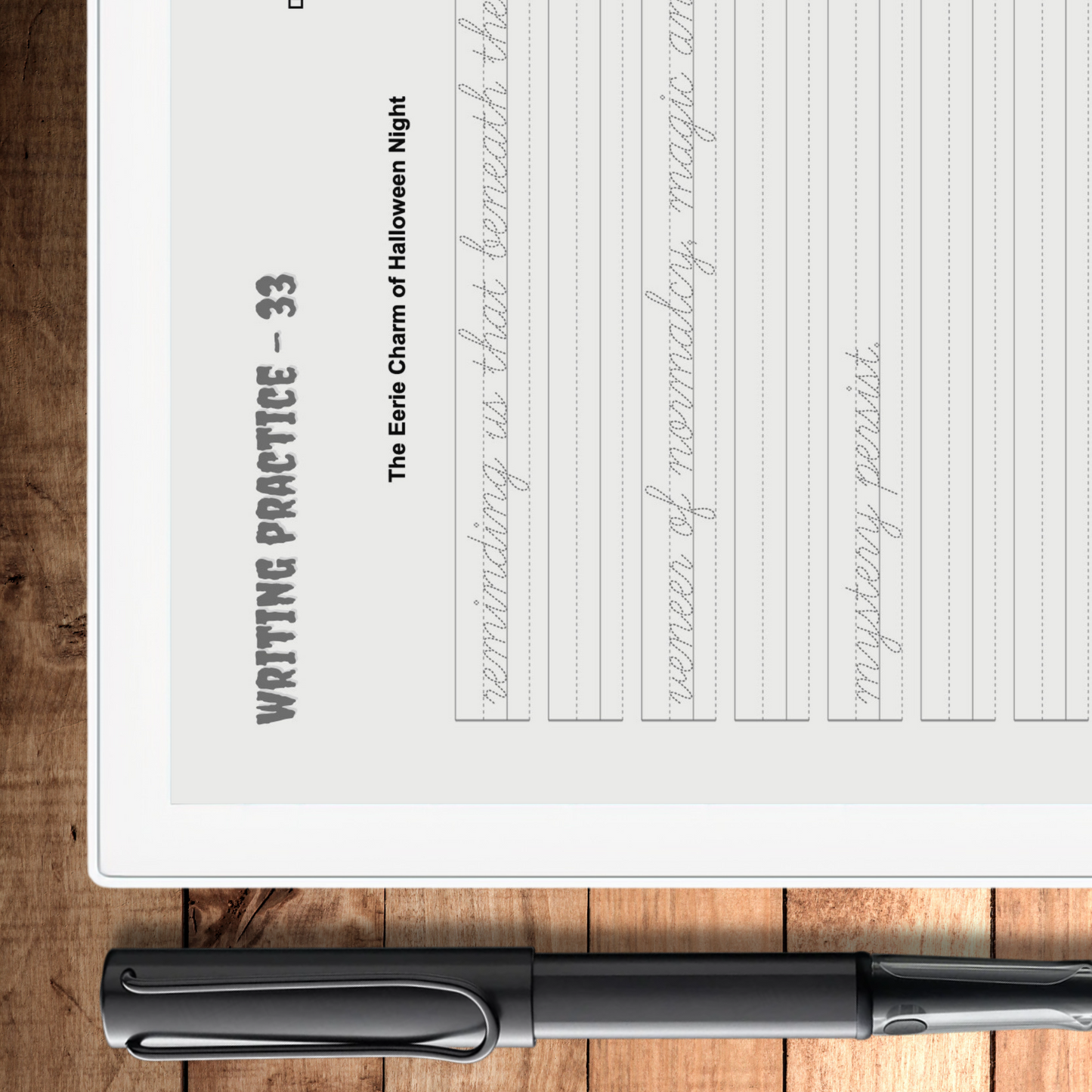 100+ Supernote A5X Halloween Handwriting Pages