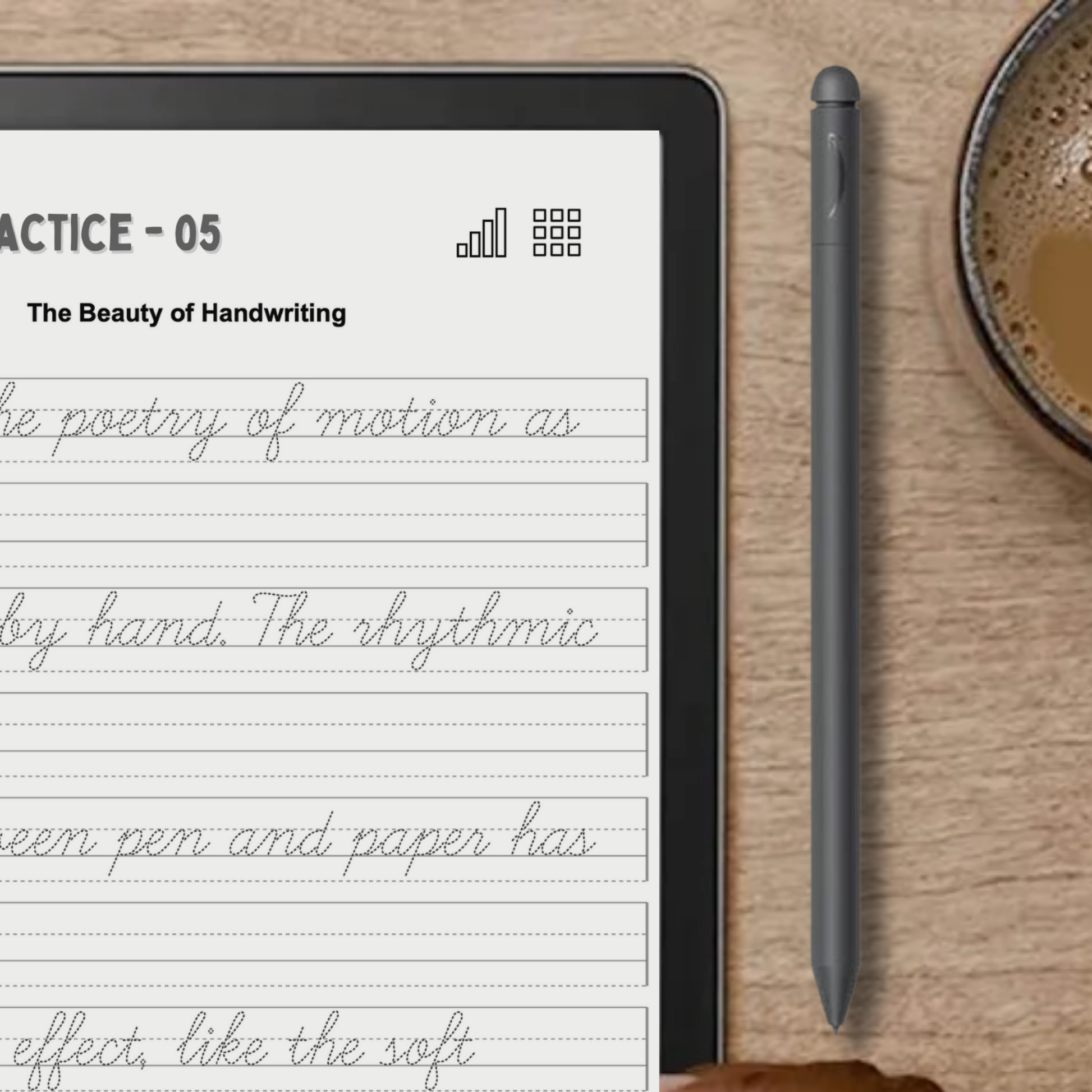 Kindle Scribe Handwriting Templates.