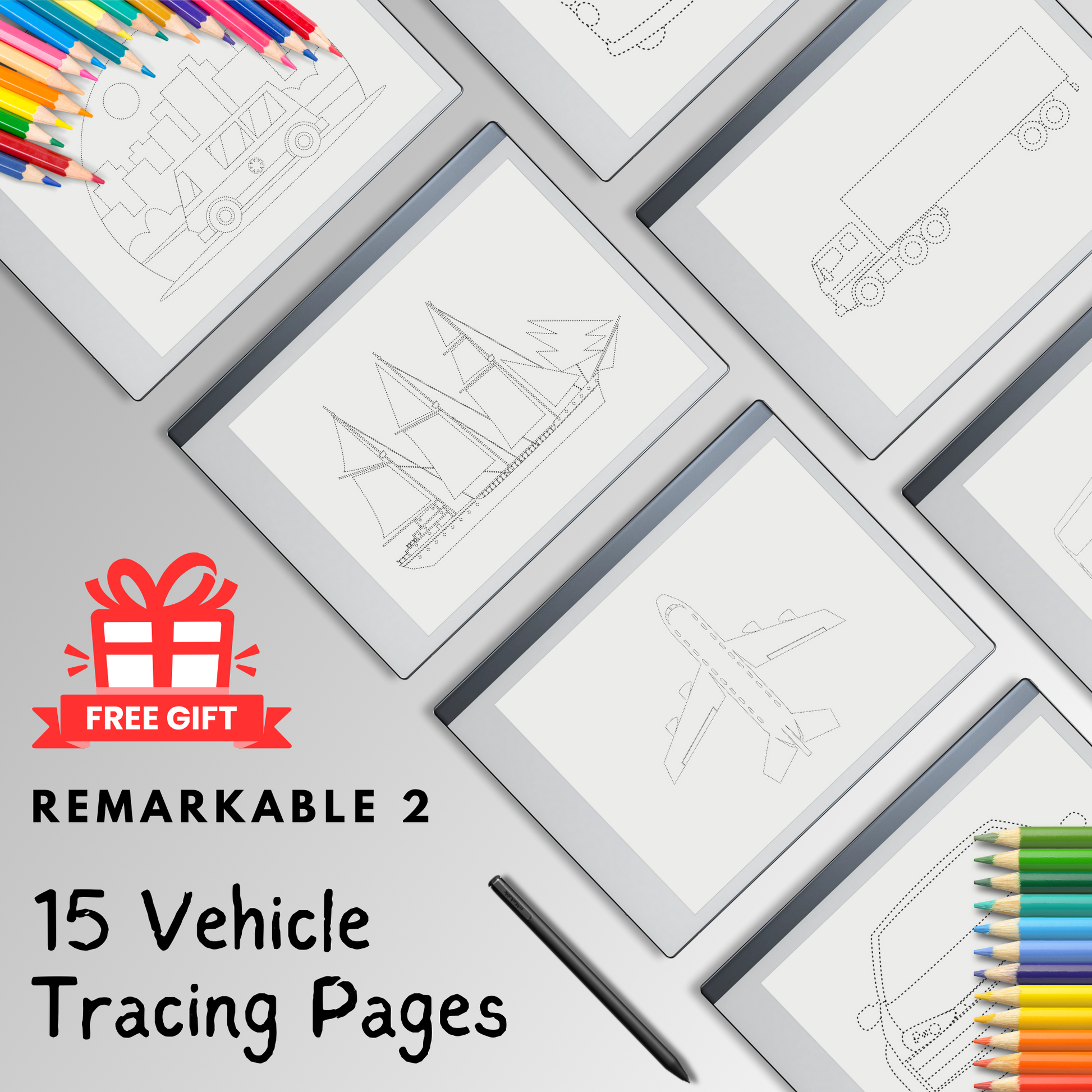 Remarkable 2 Tracing Pages as Gift.