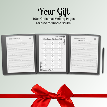 Kindle Scribe Handwriting Pages as Gift