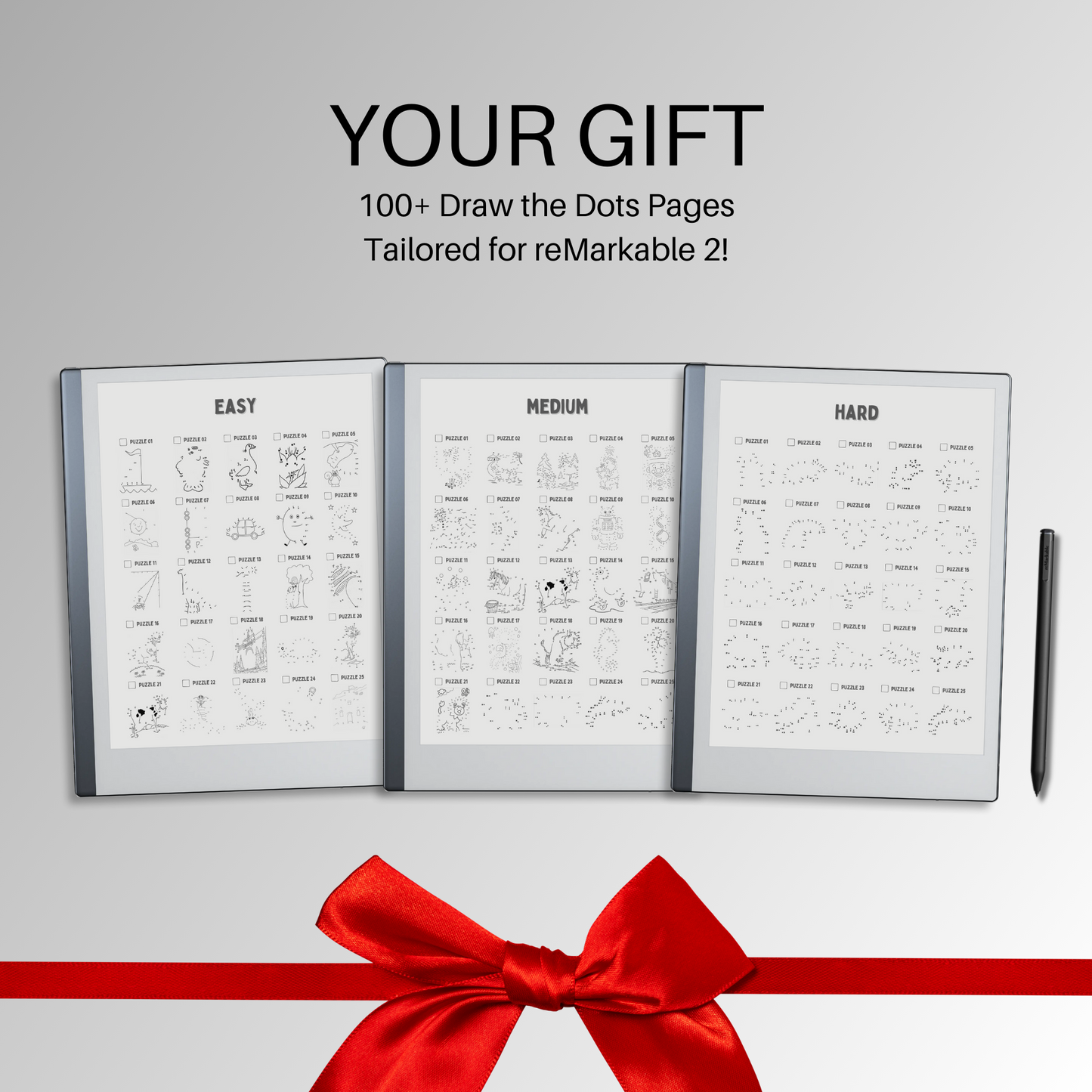 Remarkable 2 Draw the Dots puzzles as Gift.
