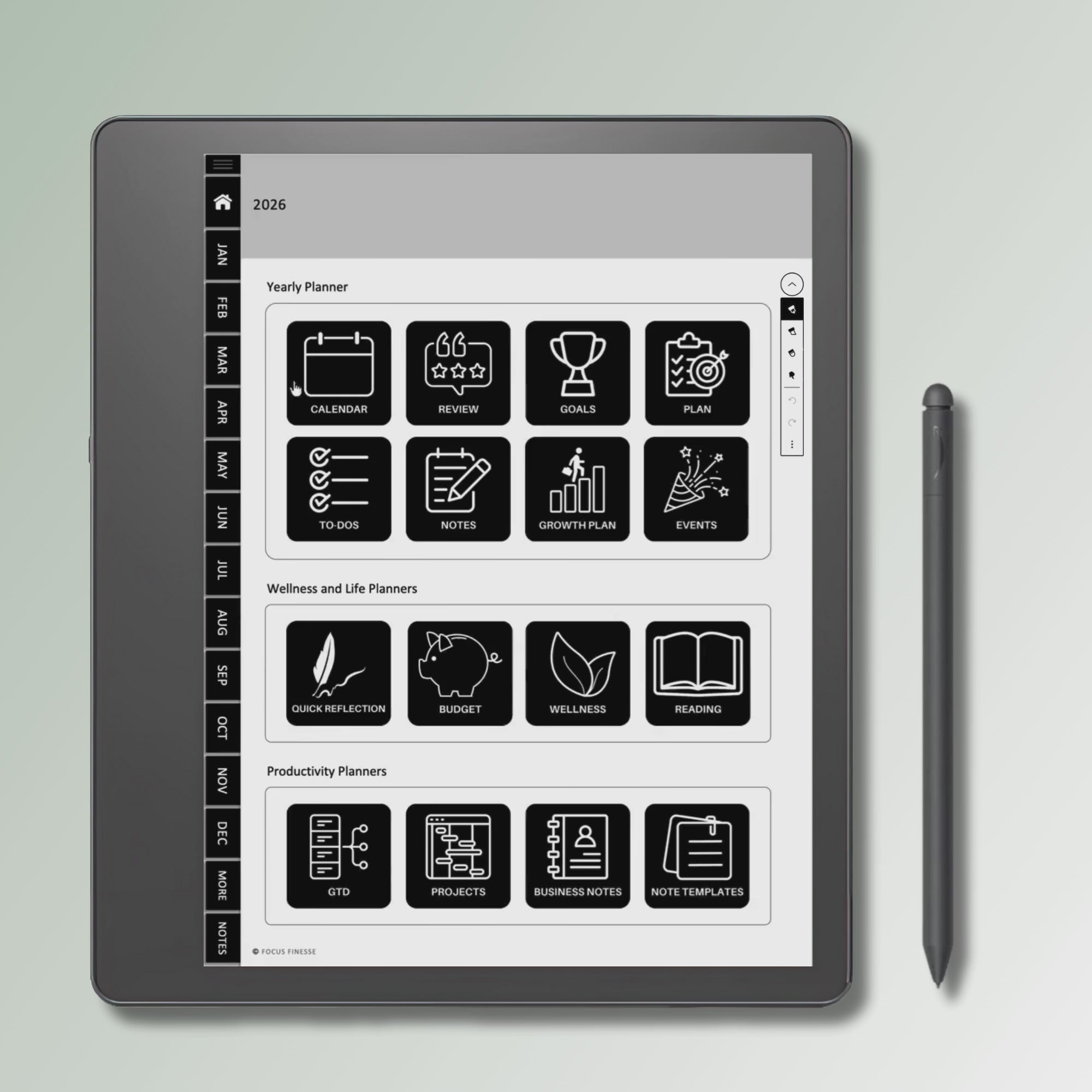 Kindle Scribe planner
Kindle Scribe templates
Self-care journal Kindle Scribe
Student planner for Kindle Scribe
Teacher planner Kindle Scribe
Kindle Scribe bullet journal
Dotted paper template Kindle Scribe
Grid paper template Kindle Scribe
Cornell notes Kindle Scribe
E-ink optimized PDF planner
Kindle Scribe handwriting template
Hyperlinked tabs Kindle Scribe planner
Minimalist Kindle Scribe planner
Kindle Scribe custom templates